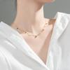 925 Sterling Silver Diamond Necklace Green White Water Drop Zircon Gold Plated Necklaces for Women Fashion Jewelry Necklaces