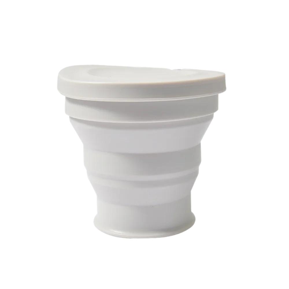 

1 шт., 180 мл, складная чашка, мини-телескопическая чашка, силиконовая портативная чашка для чая, принадлежности для путешествий на открытом воздухе CHINA