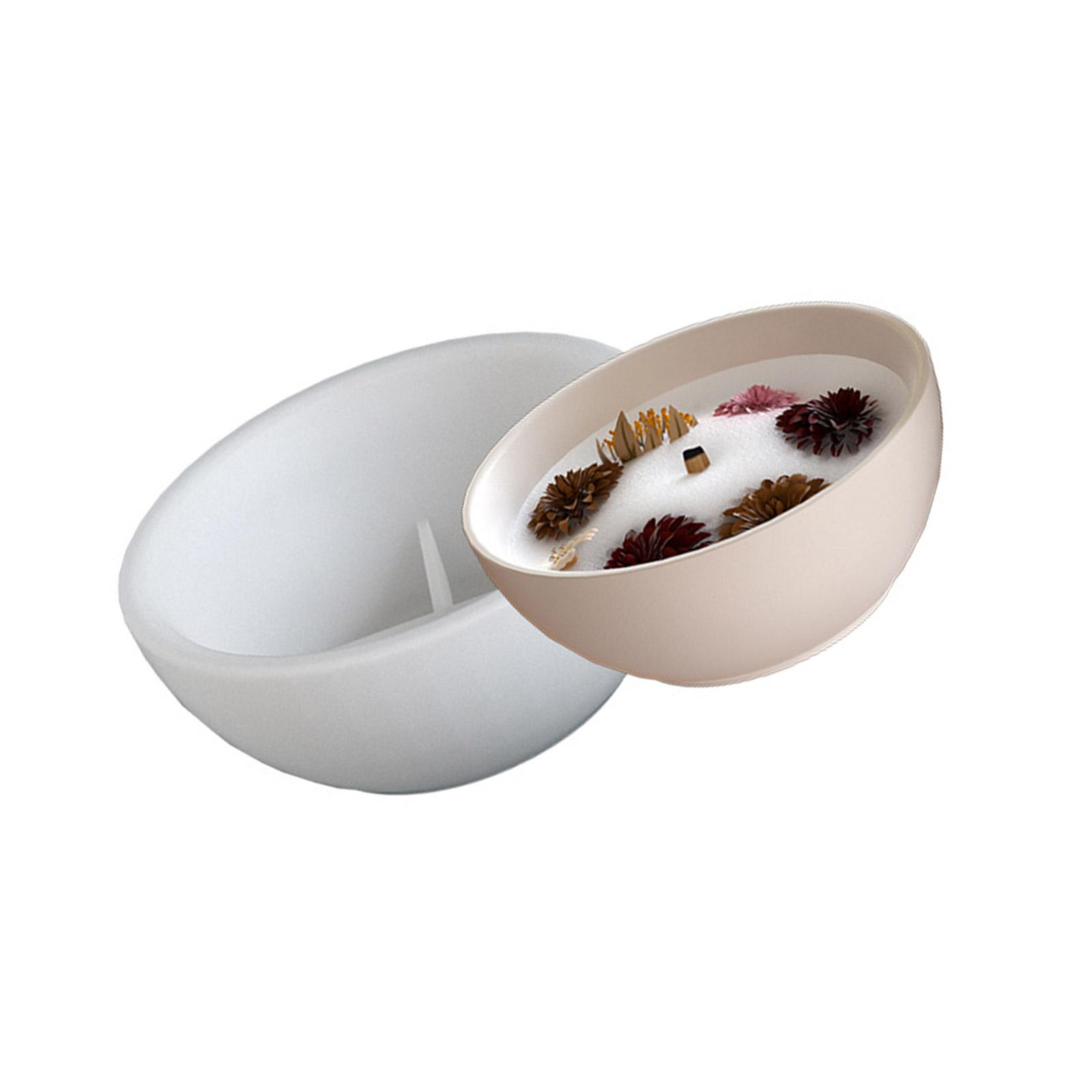 

Creative Round Resin Castes Sturdy Silicone Mould Stylish Dishes Tray Mould Accessory for Customes Craft Projects S