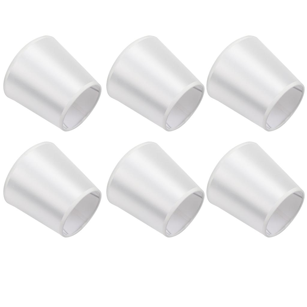 6PCS Simple Wall Light Chandelier Fabric Lamp Shade Light Fixture for Bedroom Living Room Decoration