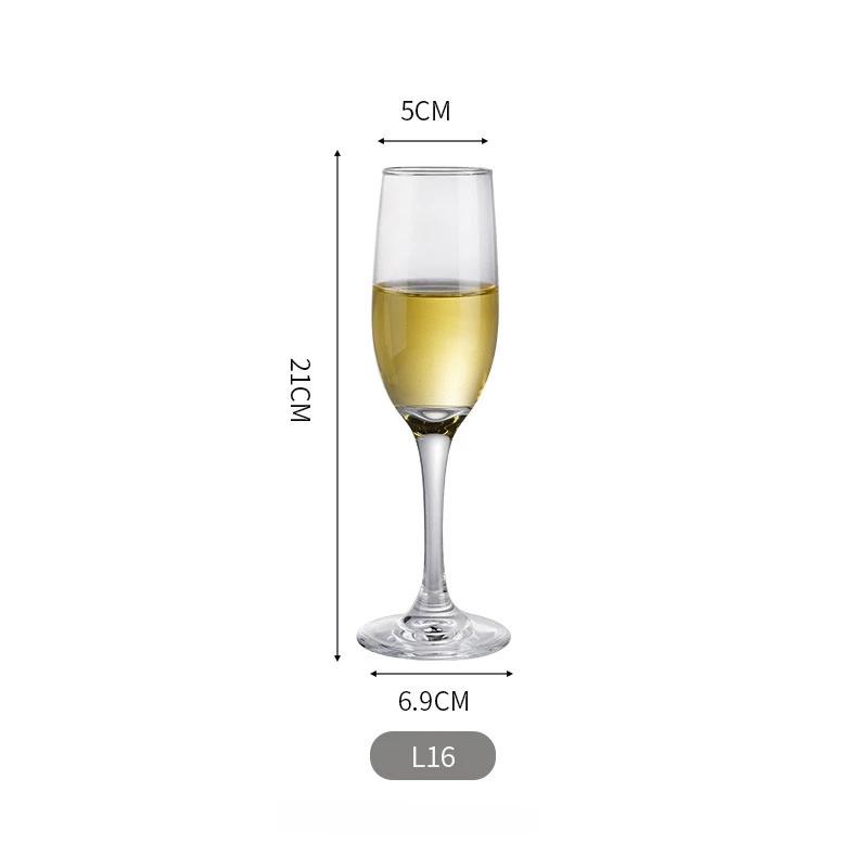 Glass Wine Glasses for Drinking Transparent Glass Cups Wineglass Drinkware Goblet Cup Champagne Pretty Aesthetic Kitchen Dining
