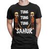 Unisexs Tung Tung Tung Sahur John Pork And Neegy Funny Meme Tshirts Cotton Clothes Summer Shortsleeve O Neck Loose Tshirt