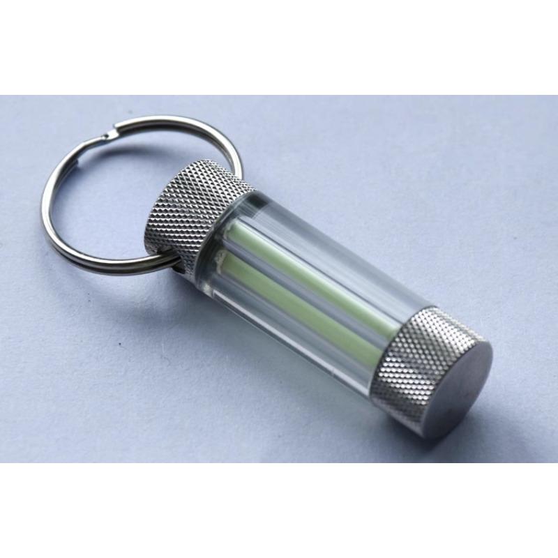 Tritium Trachea Keychain, Double Tritium Tube Pendant, Pendant, Self-luminous Fluorescent Stick Luminous Luminous Stick Tritium