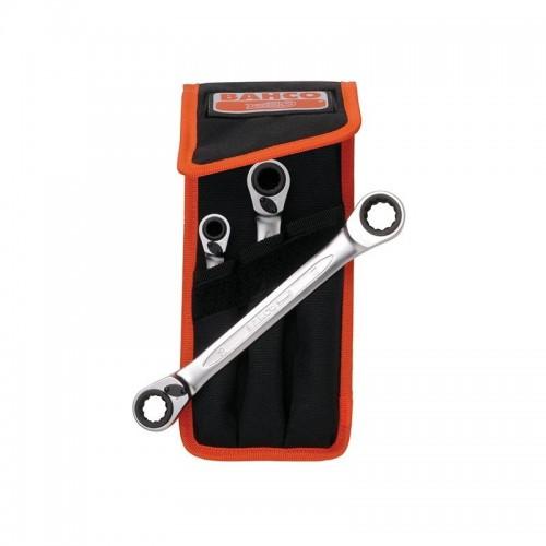 Bahco S4rm Series Reversible Ratchet Spanner Set