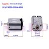 1/5Pcs Dc 3V 3.7V 5V 6V 12V High Speed Micro Electric Motor Ff-030 Mini Mute 030 Motor Diy Hobby Toy Lock Car Av Device