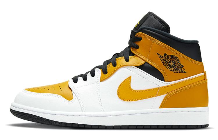 Air Jordan 1 Mid  University Gold  554724-170 44