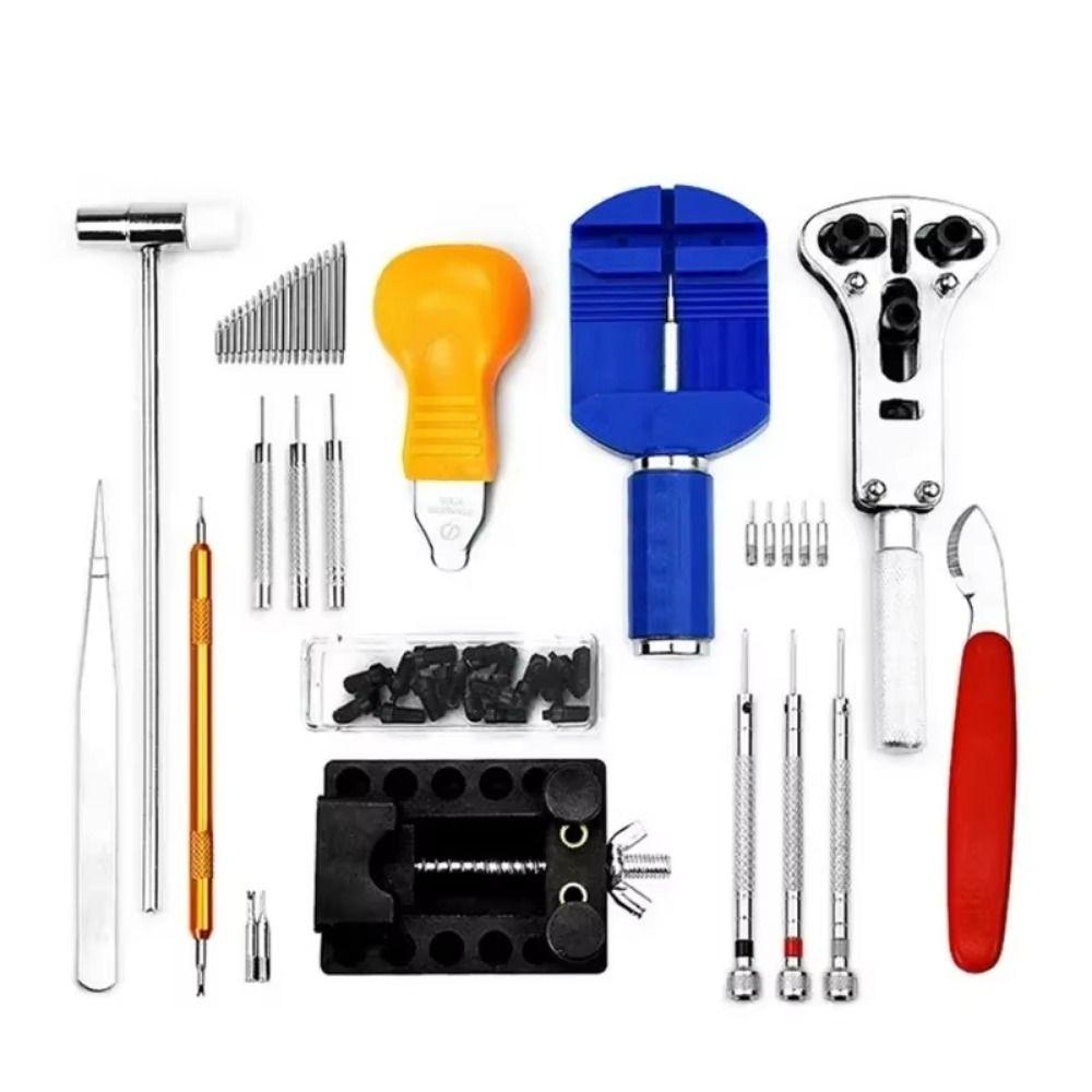 147Pcs/Set Non-slip Watch Repair Tool Set Precise Watch Repairing Tools Kits  Battery Replacement