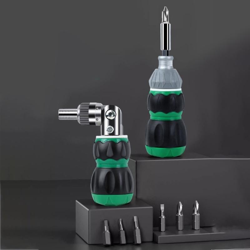 Multiuse Screwdriver Set With Steel Bits And Magnetic Tip For Efficient Use for Mechanical Automotive Maintenance
