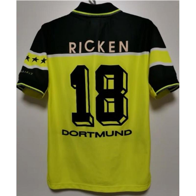 Retro Fußballtrikot Herren Damen Erwachsene Fußballhemd Vintage Dortmund BVB Klassische Trikots Riedle Muller Sammer Haaland