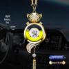Crystal Rearview Mirror Air Freshener: Long-lasting Fragrance Pendant for Car Interior Decoration