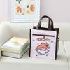 Double-layer Capybara Handbag Portable Cartoon Document Bag New Capybara Tutoring Bags