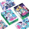 Hatsune Miku Stampa a Colori Fronte-Retro Collezione di Card LOMO Periferiche per Animazione 30 Piccole Card per Set