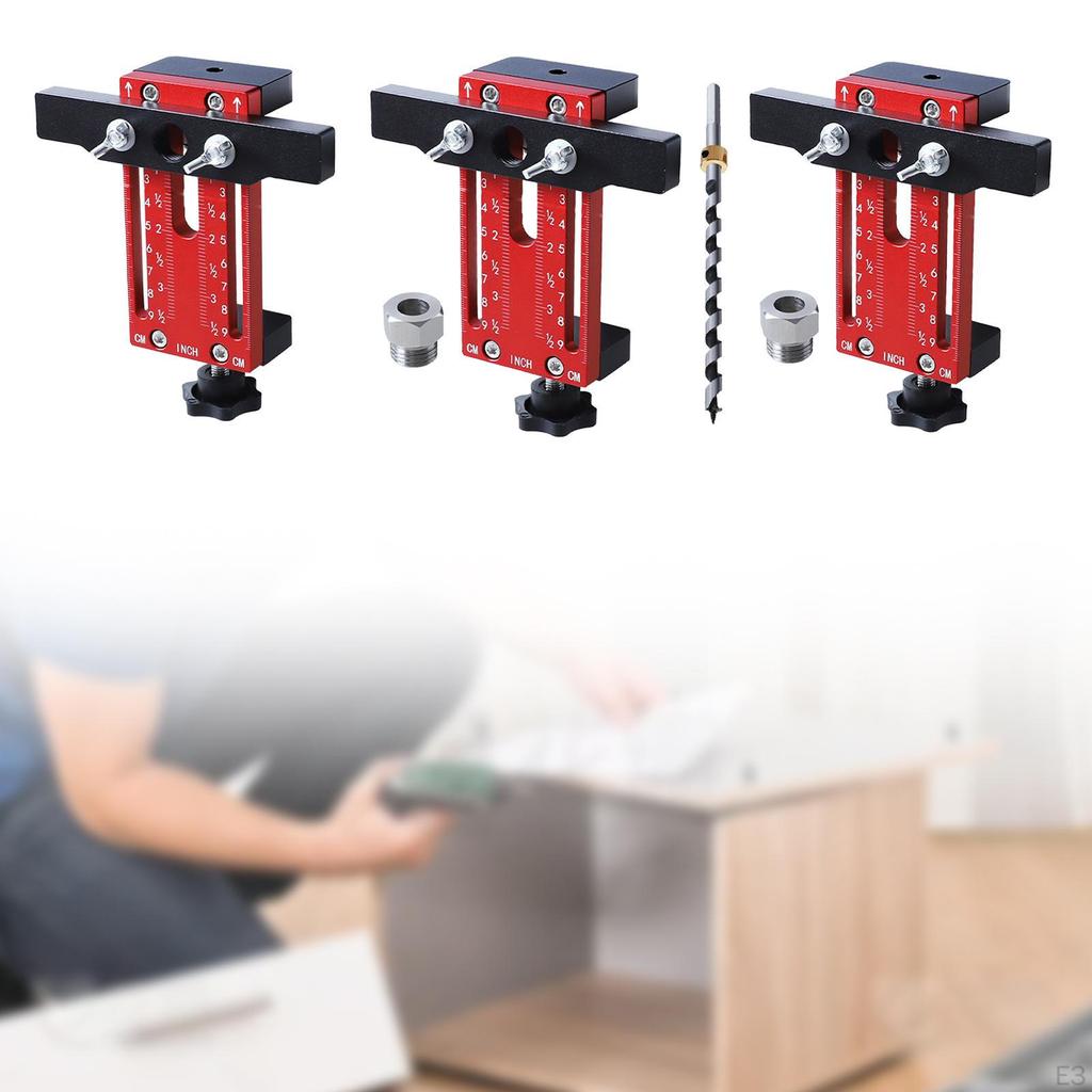 Cabinet Hardware Jig Mounting Tool Compact Multipurpose Wear Resistant for Furniture Projects