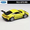 Welly 1/36 Porsche 911 GT3 RS Alloy Car Diecasts & Toy Vehicles Car Model Miniature Scale Model Car Toy for Children