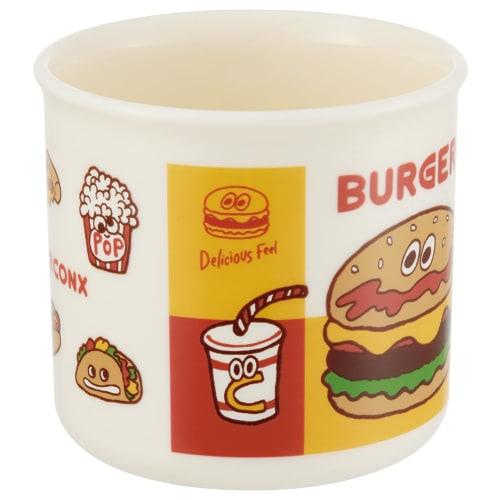 Skater Antibacterial Cup 200ml Burger Conks Friends Dishwasher Safe Made In Japan KE4AAG-A
