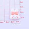 Glossy Cartoon Rabbit DIY Resin Shoe Buckle Ornaments.