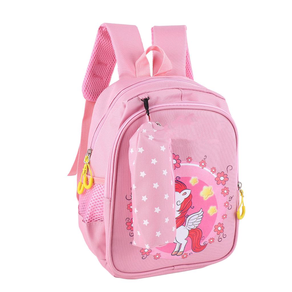 Children Backpack Cute Cartoon Print Spine Protection Large Capacity Toddler Backpack for Preschool