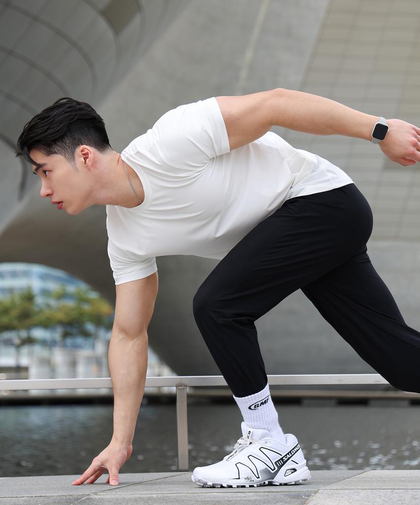 Beullaegmonseuteopis [Cooling/Fleece-Lined] Tricot Running Workout Jogger Pants (2 Colors)