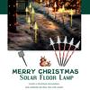 Outdoor Solar Christmas Lights Christmas Snowflake Star Solar Powered Lawn Garden Light Set Of 5 Waterproof Pathway Stake Lights