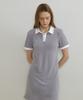 MOLLIOLLI Hairy Collar Dress [Grey]
