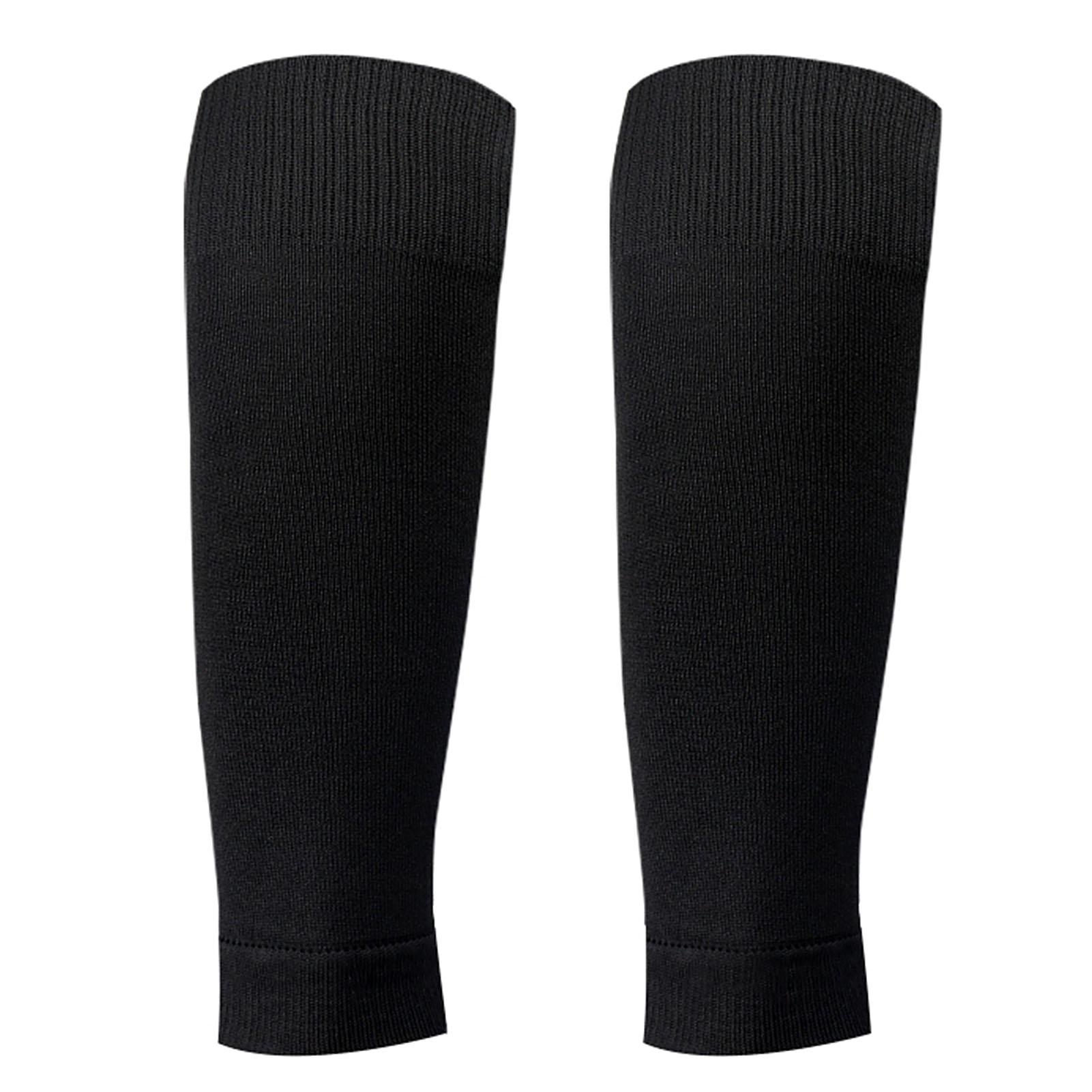 Kaisai Men's White 1 Pair Shin Guard Socks Wo Soccer Shin Socks Football Calf Sleeves