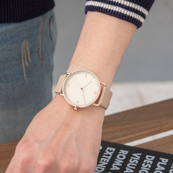 SeokWatches STACCATO Men's Analog Brand Student Office Worker Round Leather Band Watch ST-1610-M,Korean Popular Watches