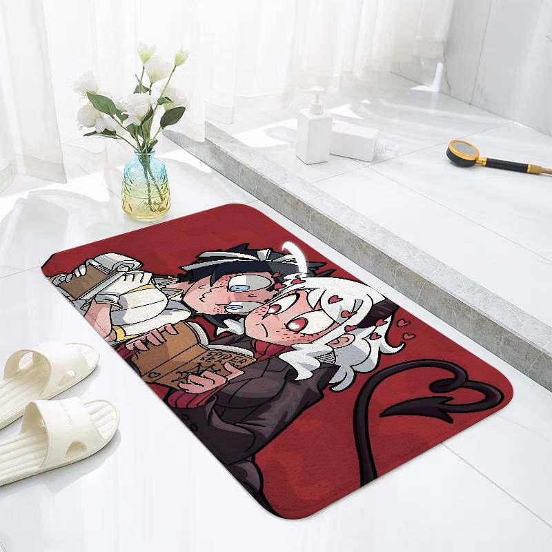 H-Helltaker Anime Floor Mat For Living Room Sofa Floor Cushions Modern Soft Fluffy Home Rug For Children's Bedroom Play Carpet