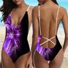 Hot Selling and Popular Women's Fashionable Check Printed Camisole with Backless Swimsuit