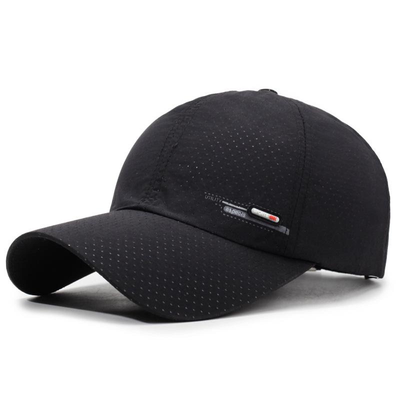 Summer breathable visor short brim baseball cap quick drying hat outdoor beach sun protection cap trendy hat