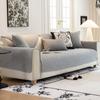 Cotton Sofa Cushion Cotton Fabric Non-Slip Simple Universal Chinese Sofa Cover Cover Cloth Cushion