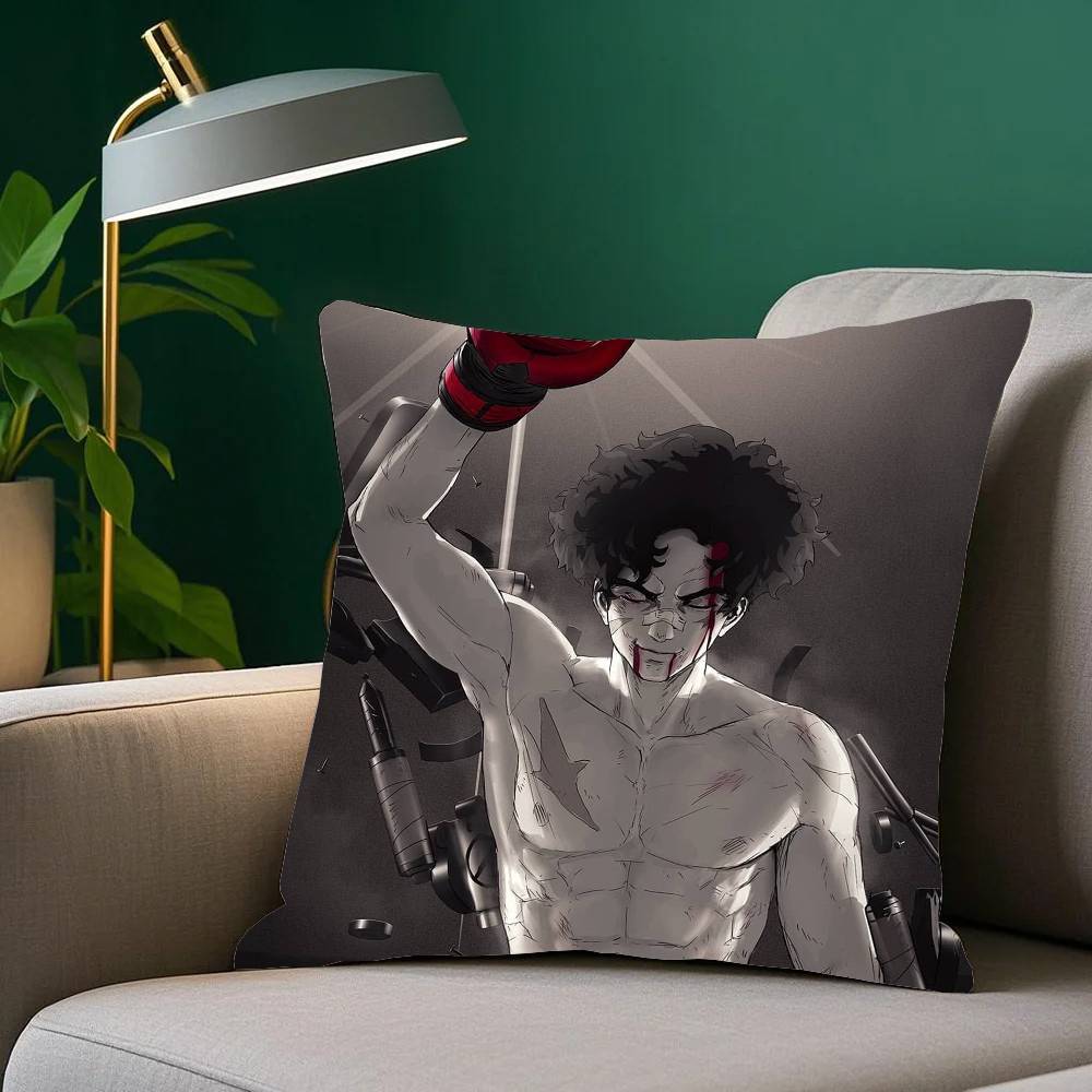 Anime M-MEGALO BOX Pillow Case Home Decor Throw For Sofa Bed Car Room Decor Gift Idea