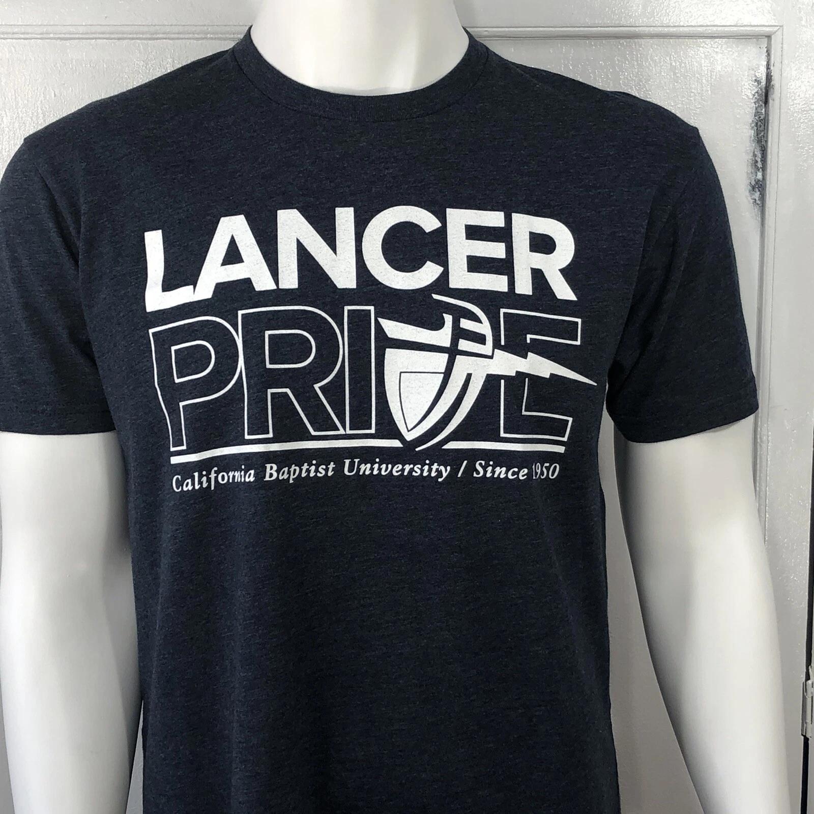 

Lancer Pride T Shirt California Baptist University Live Your Purpose Mens Size L 4XL