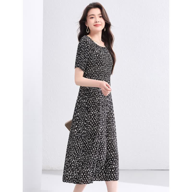 ORIGIN Women s Floral Print Pleated Midi Dress M