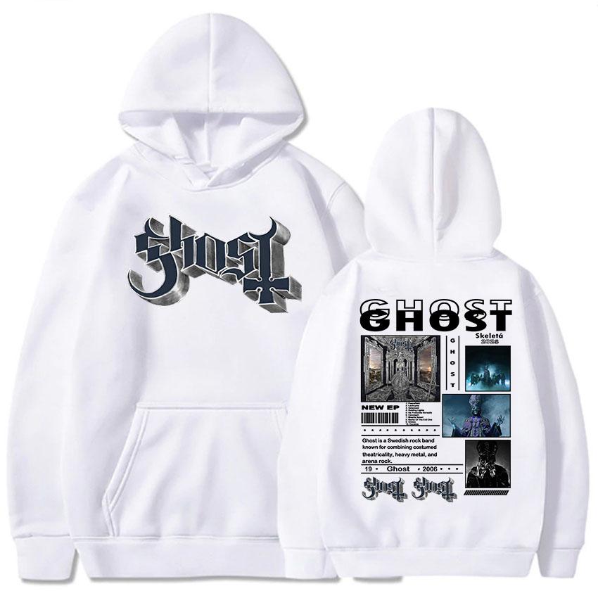 Ghost Satanized Skeletá Album 2025 Hoodies Long Sleeve Hooded Sweatshirts for Men/Women Heavy Mental Grunge Style Pullovers
