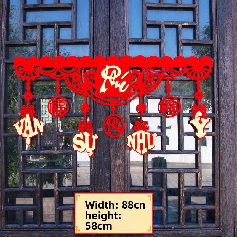 

Chinese New Year Decorations 2025 Traditional Vietnamese Hanging Ornament Marriage Supplies Festival Wall Decor Wedding Pendant