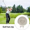 3Pcs Magnetic Golf Hat Clips Rustproof Corrosion Resistant Portable Nickel-Plated Alloy Clips Metal Golf Ball Markers