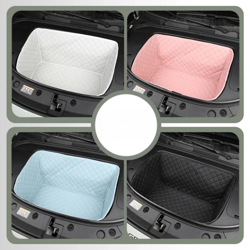 Front Cargo Liner For Geely EX2 Geome Xingyuan 2025 2026 Full-Coverage Leather Protection Mat Interior Decoration Car Mat