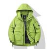 Mens Winter Down Jacket Outdoor Warm Coat Lightweight Hiking Parka