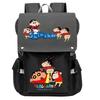 Large Capacity Schoolbag with Shoulder Strap; Student Three-piece Pencil Case Set