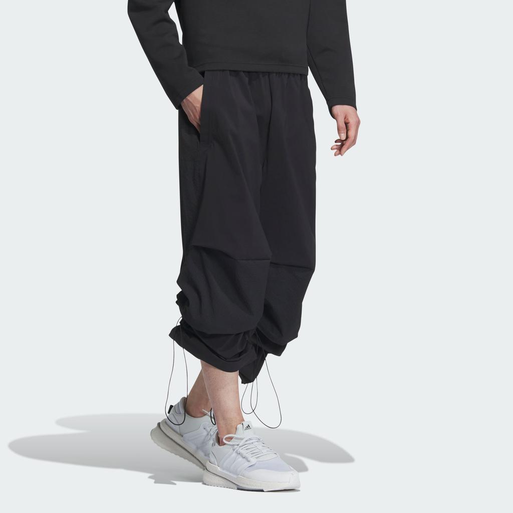 Adidas Fustl Pants 3 Solid Color Wide Leg Sports Casual Pants Men Pants Black IY8014