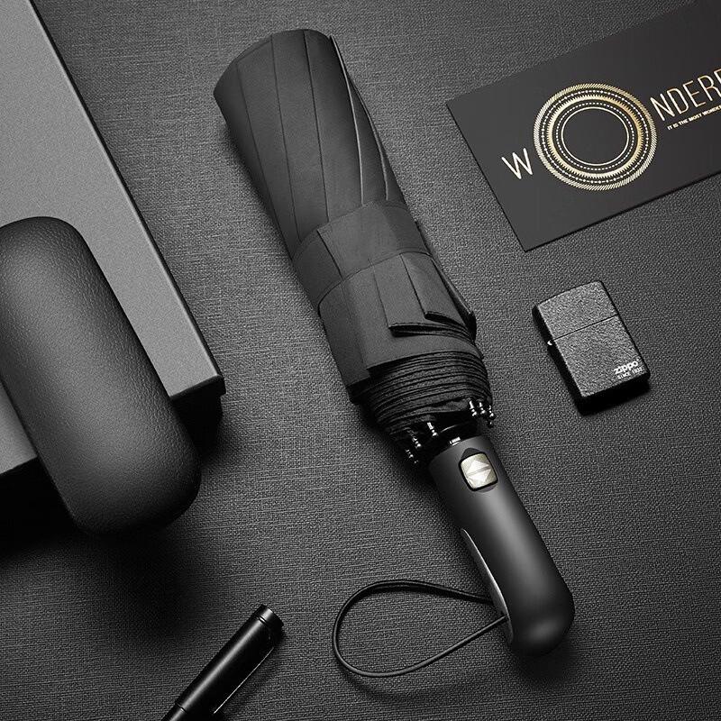 Liliang 10-Rib Automatic Men's Business Umbrella Gift Set