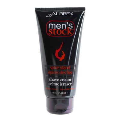 O'Bryorganix Men's Stock Spice Island Shaving Cream, 177ml, 1 Pack