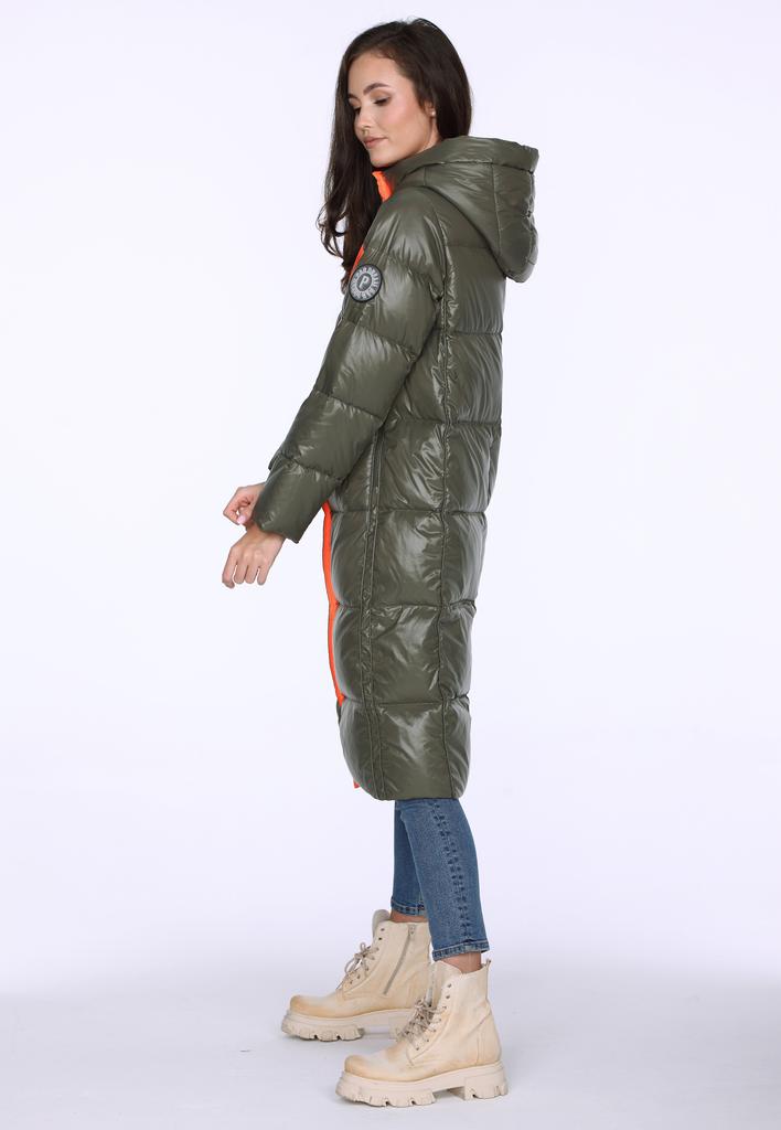 WOMEN' WINTER DOWN COAT WITH SUSPENSIONS