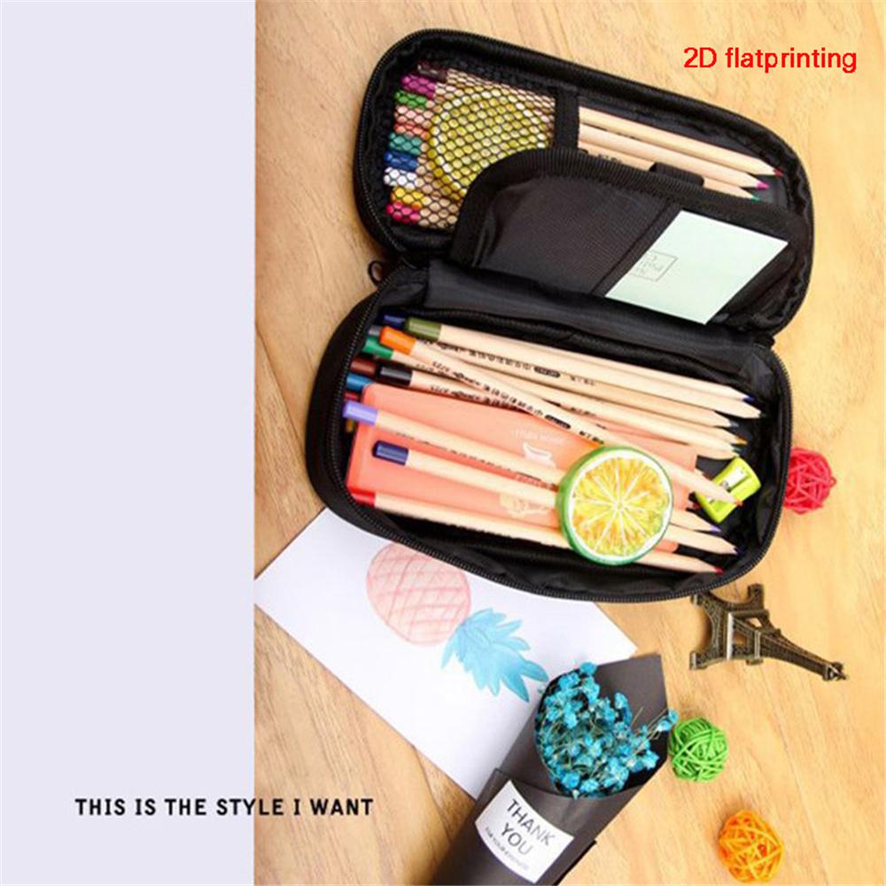 One Piece Multifunctional Double Layered Pen Case for Boy and Girls Best Gifts Cartoon School Supplies Pencil Case for Children