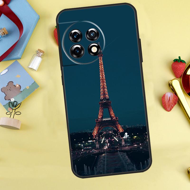 

Paris Eiffel Tower France Case For OnePlus 15 13 13R 13T 12 12R 11 10 9 10R 10T 8T Nord 5 CE 4 2 3 Lite N20 N30 Cover OnePlus 15