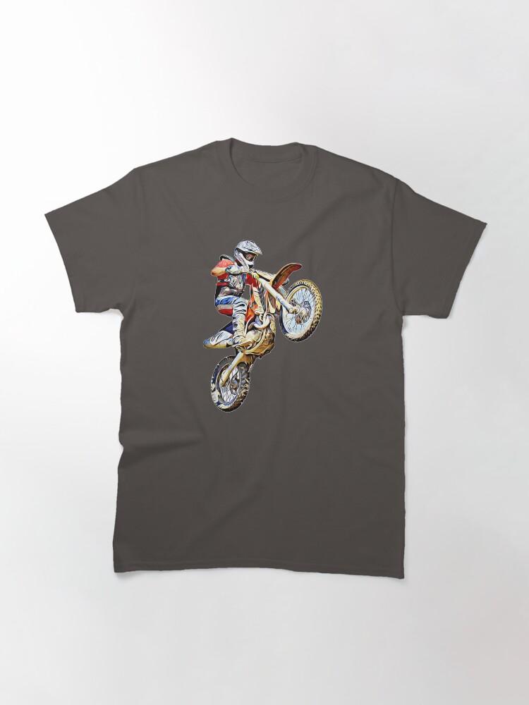 Dirt Bike Jump or Motocross Jump Mx or Motorcycle Jump Classic TShirt 2026 Summer Men Women Cotton Oversized Breathable Tshirt