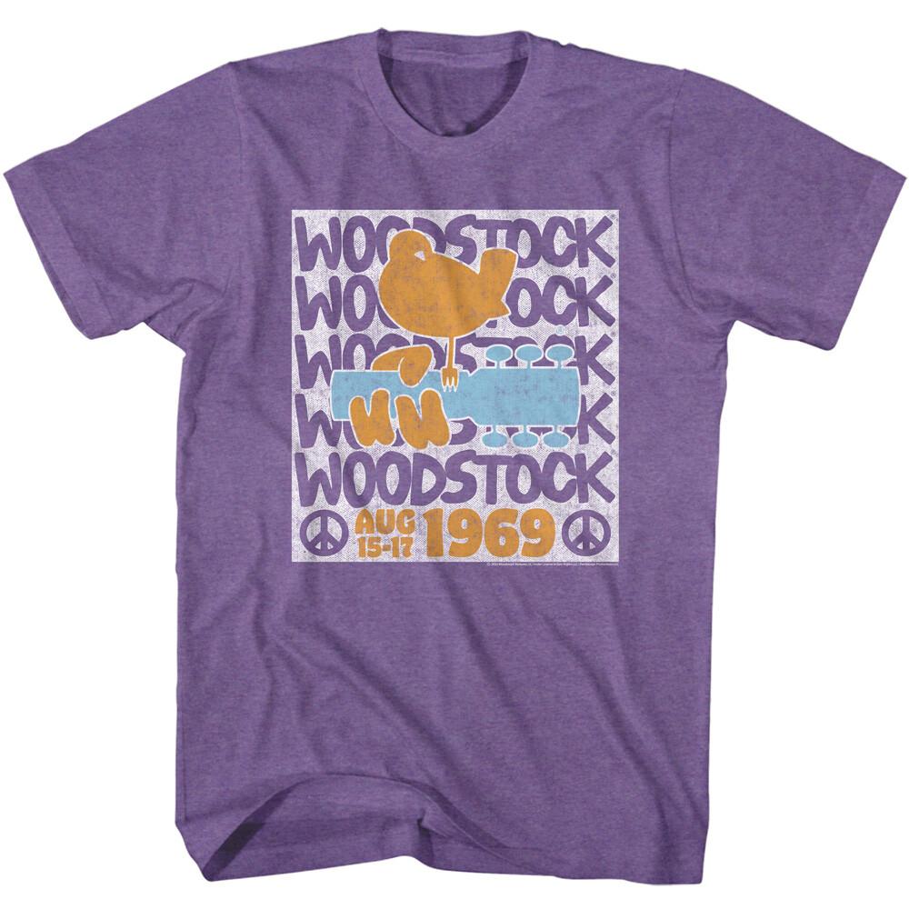 Woodstock Name Repeat August 15-17 1969 Men T Shirt Rock Soul Music Merch M