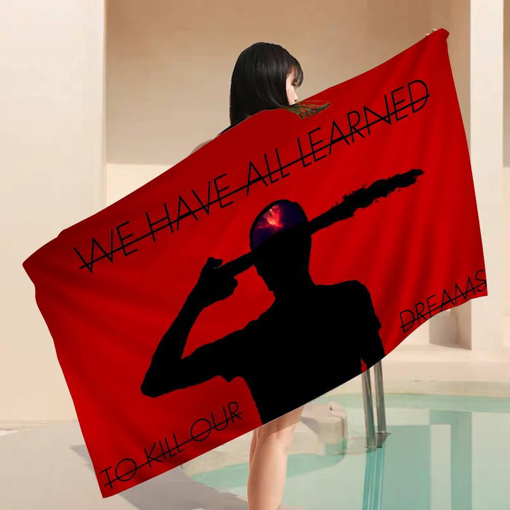Twenty One Pilot Microfiber Blanket Quick Drying Beach Towels Oversized Printing Super Absorbent Pool Towel Blanket
