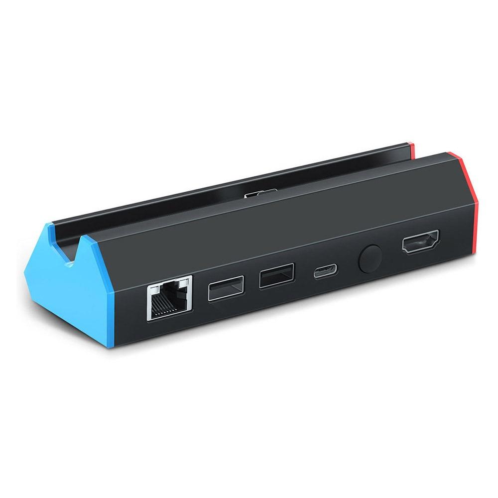 

USB ТВ Док-станция Зарядная док-станция Type-C для Nintendo Switch/Switch OLED Игровые аксессуары normal
