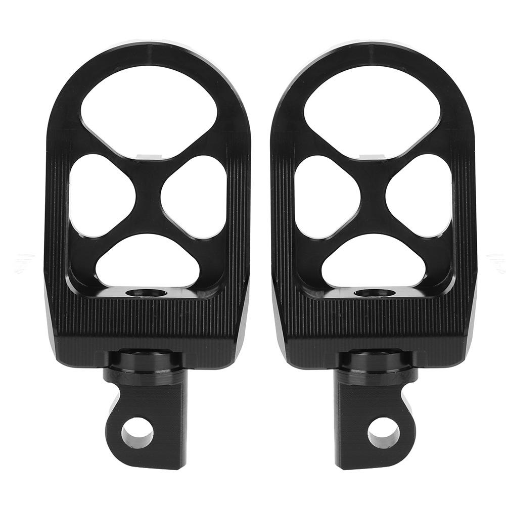 

Universals Motorcycle Wide Footpegs Pedal Aluminum Black Footrests Fit for 883 2009 2017
